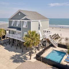 Southern Charm: Oceanfront w/Pool Near Garden City Pier