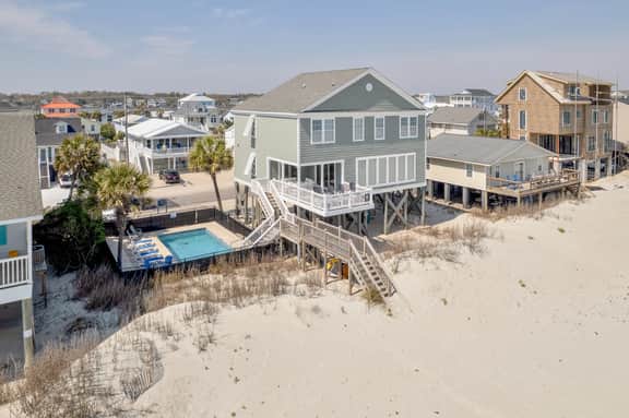 Southern Charm: Oceanfront w/Pool Near Garden City Pier - Image 3