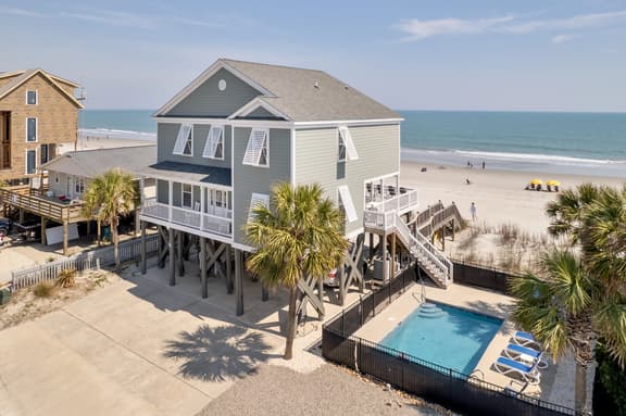 Southern Charm: Oceanfront w/Pool Near Garden City Pier - Image 1